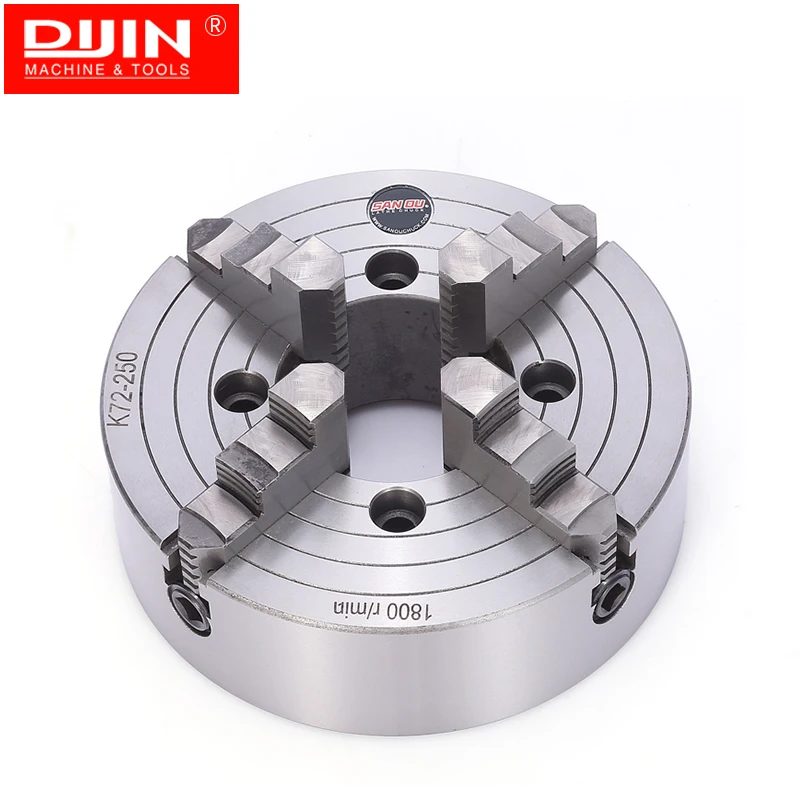 Lathe Chuck 250mm SANOU Brand 4 Jaw Independent Chuck K72-250 for Universal Lathe