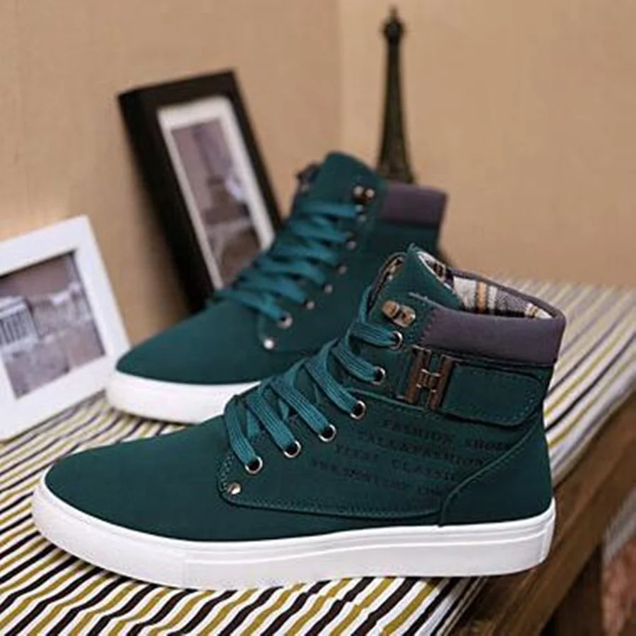 

2022 new trend men's vulcanized shoes spring and summer men's high-quality nubuck leather suede casual shoes, Picture