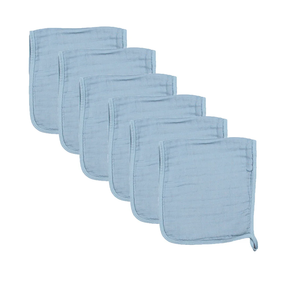 

Super Soft Absorption Organic Bamboo Cotton Muslin Burping Towel Drool Bibs Sublimation Infant Baby Burp Cloth