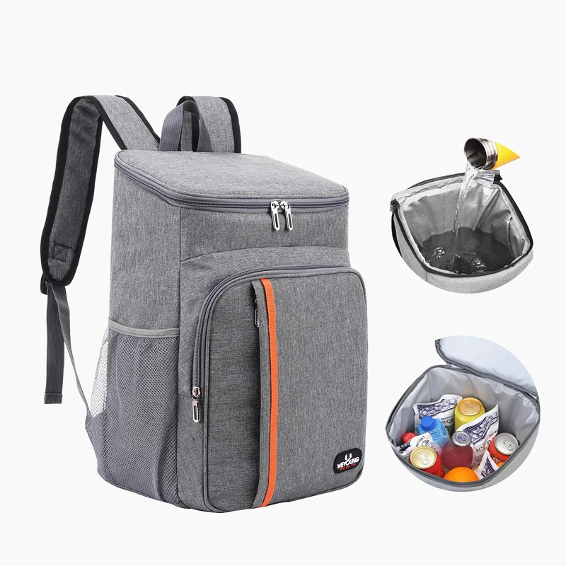 

Outdoor camping multifunctional waterproof food insulated picnic bag cooler backpack