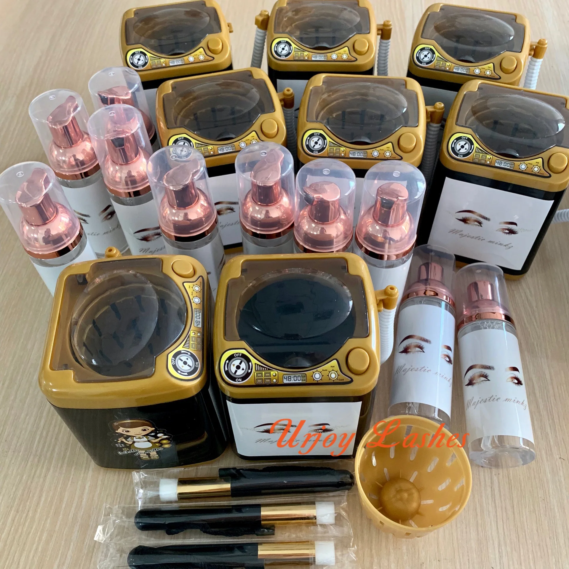 

Oem Custom Mini Eye Lash Washing Cleaner Washer Washing Machine for Mink Eyelashes, Clear