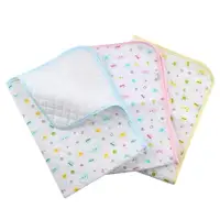 

Custom size soft breathable waterproof cloth diaper baby portable changing pad