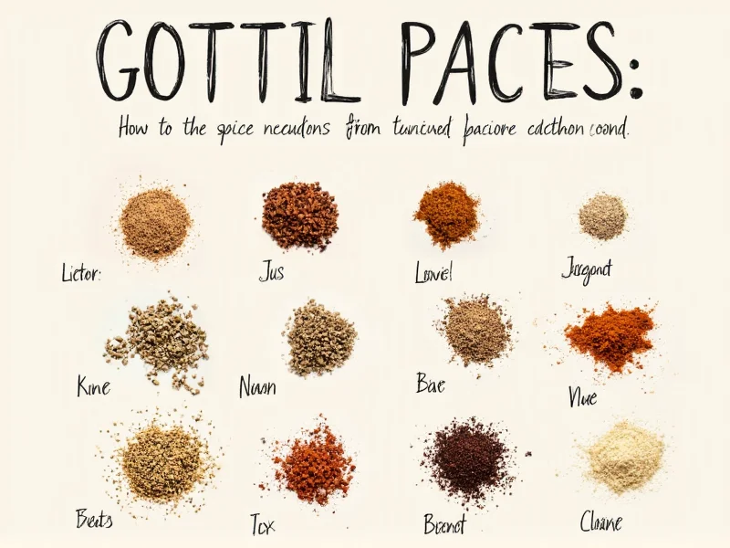 Complete List of All Spices: Comprehensive Culinary Reference