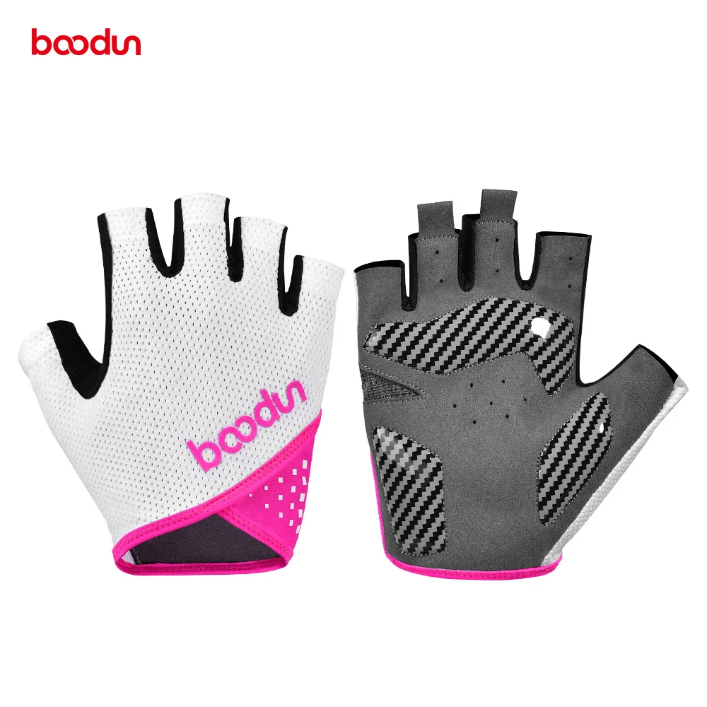 

Boodun gym hand gloves men and women outdoor cycling sports non-slip breathable half-finger black gloves for gym workout