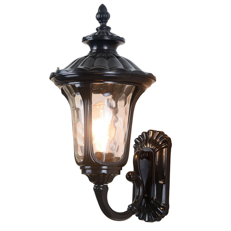 European modern style outdoor wall light aluminium balcony lamp glass aluminum garden light