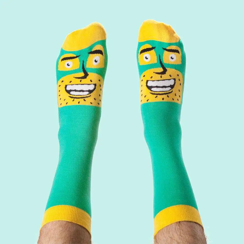 

DL-0019 Fun Art Socks Men Cotton Socks, Custom color
