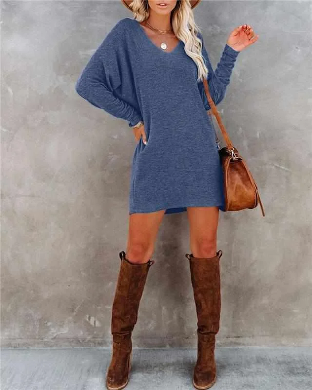 

2021 Summer Hot Style Long-sleeved Casual New Women's Dress