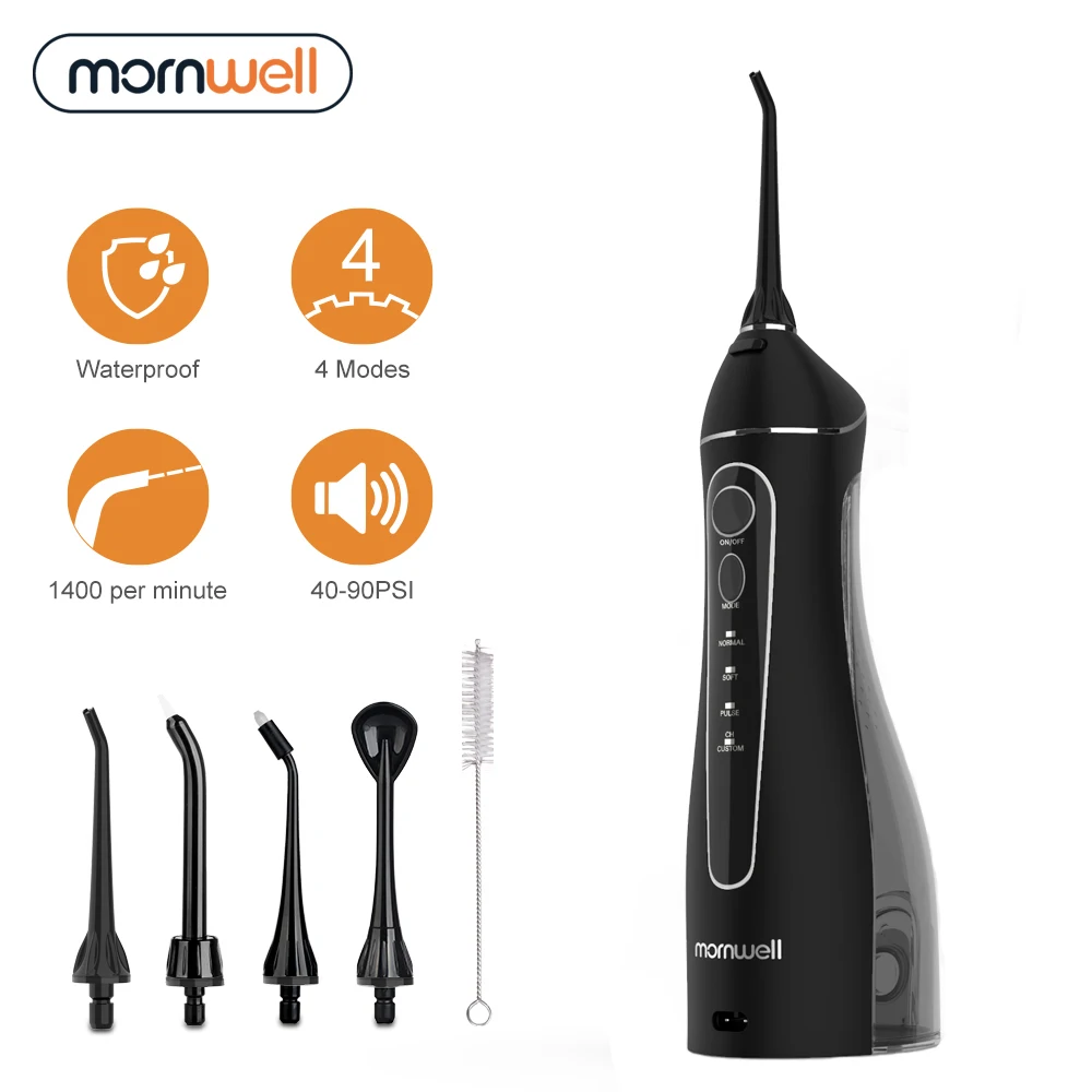 

Mornwell Best Portable Oral Irrigator Usb Rechargeable Dental Water Flosser