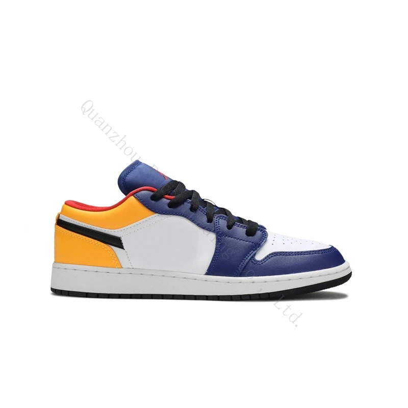 

Jardon 1 blue low men's women's fashion casual sports basketball running zapatillas shoes sneaker