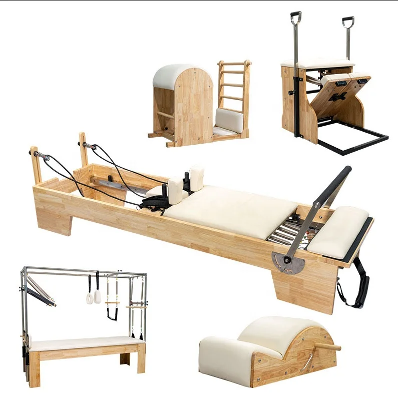 

Great Solid Wood+pu Tmax Fitness Equipment commercial pilates reformer