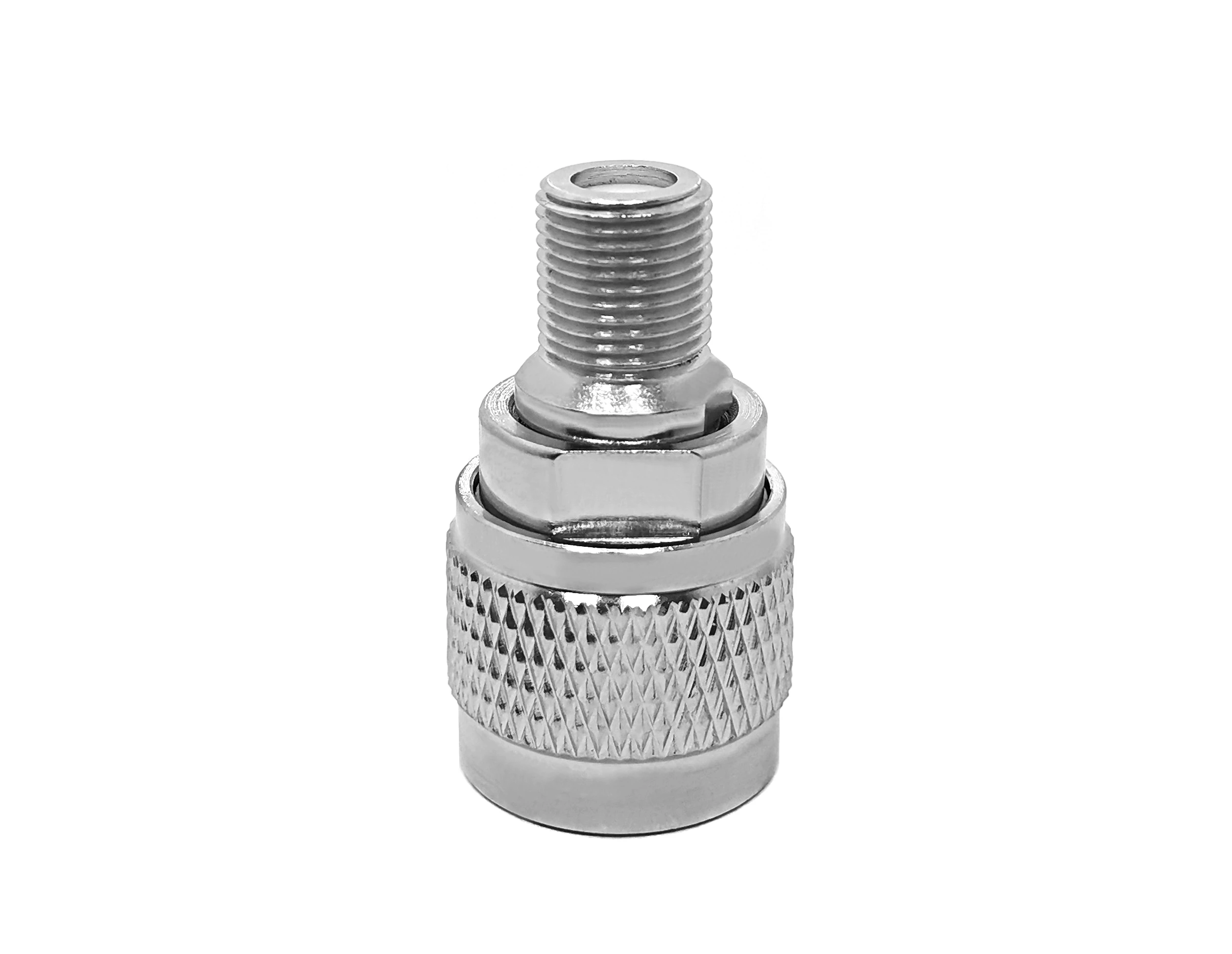 RFVOTON Adaptor n male plug to f female jack brass connector straight rf coaxial adapter manufacture