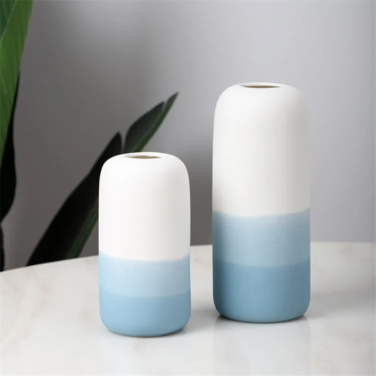 

Newfangled stained gradient design table centerpieces wedding decoration home decor ceramic porcelain vases, Customized