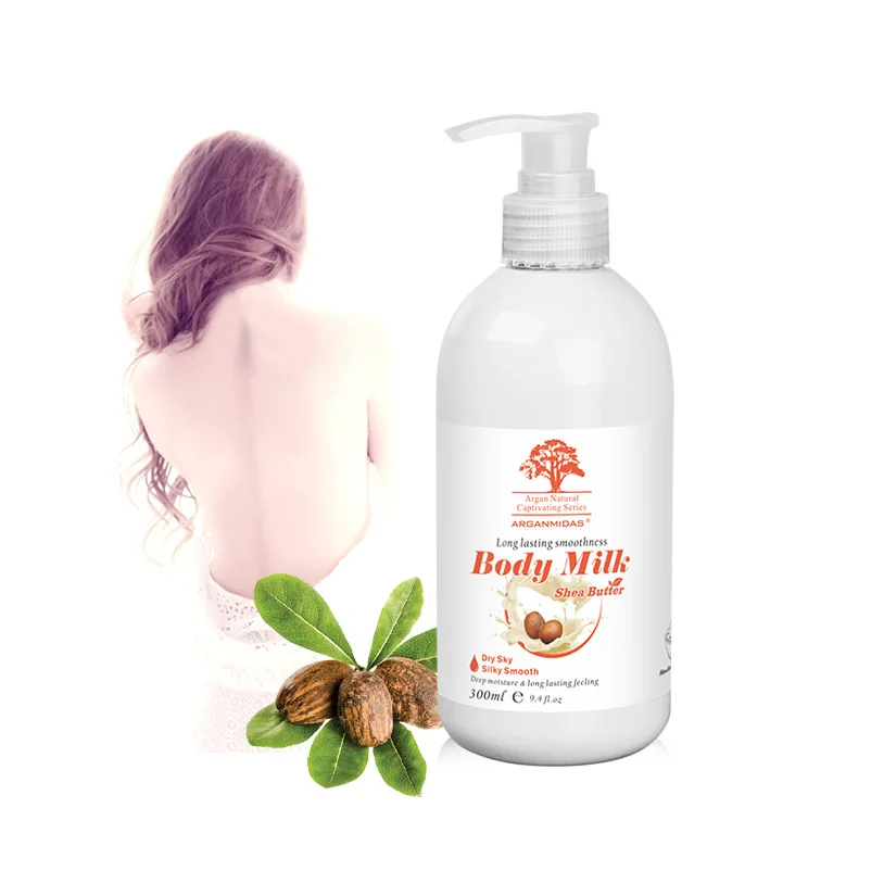 

Private Label best seller high quality lightening natural organic Shea Butter moisturizing skin whitening Body Lotion