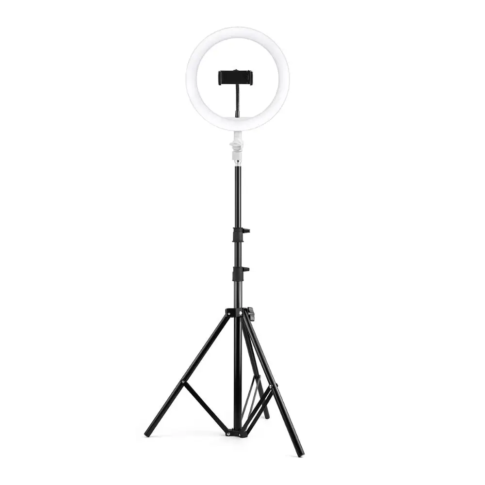 
Youtube Video Round Live Broadcast Clip Fill Light Led Light For Selfie With Tripod Led Film Light 