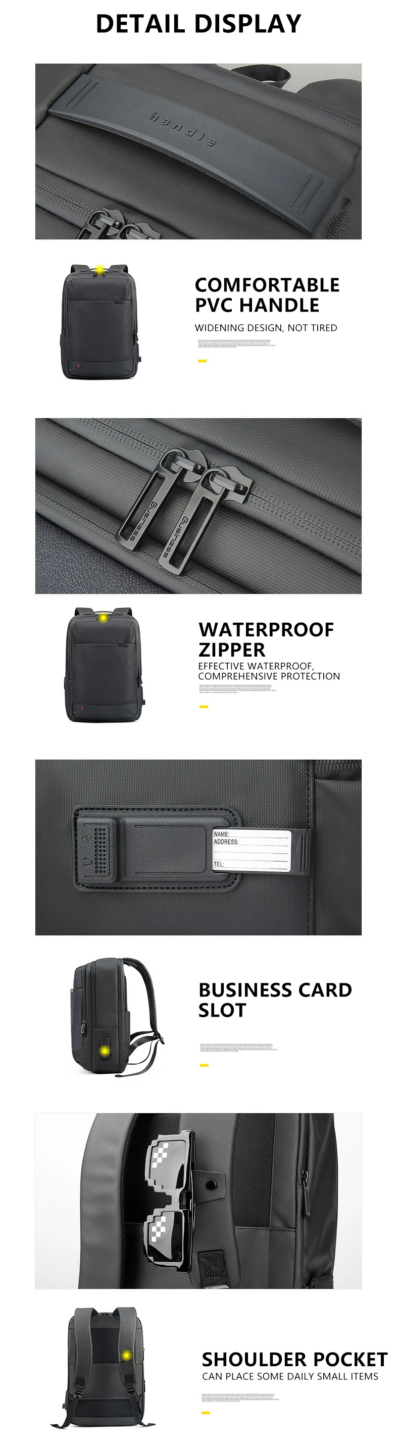 2020 Arctic Hunter Backpack for Men 15.6 inch Laptop Backpack Best Waterproof Backpack Rucksack