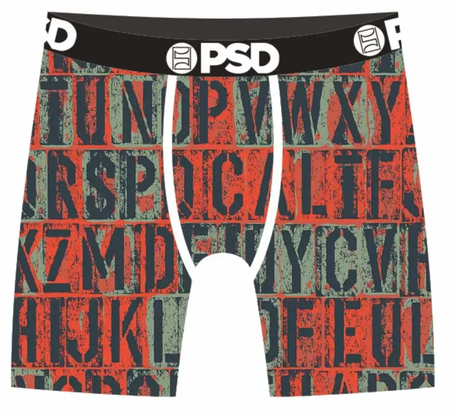 

2021 Popular Plus Size Underwear Casual psd print shorts Comfortable men boxer briefs men's briefs, Customized logo