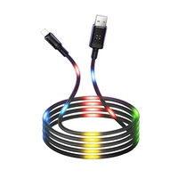 

Voice Control Charging Cable Led Flash Drive Controlled Device Dancing Light Data Charger Type C Usb Cable