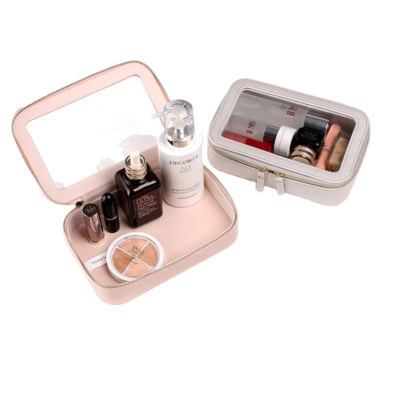 

Trousse De Maquillage Transparente Scrubba Wash Bag Trousse De Toilette 2021 Clear Makeup Case Complete White Cosmetic Cases, As show