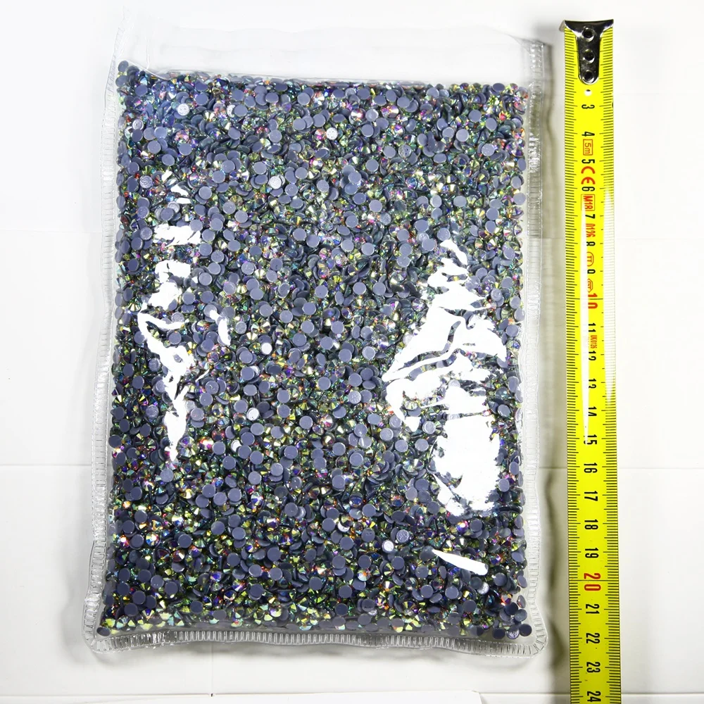 

Yantuo Hot Fix Rhinestone 100 Gross Bulk crystal AB Flat Back Glass Rhinestones, Over 120 colors