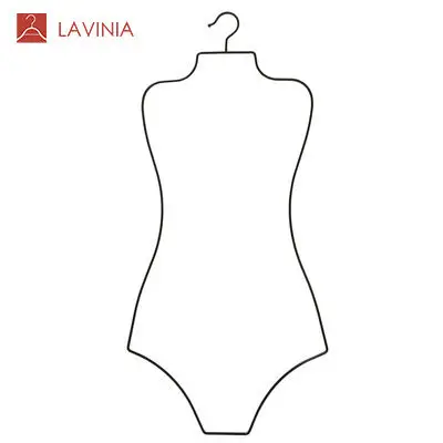 

Lavinia wholesale factory custom hot Sale shiny gold silver rose gold copper body metal hangers for swimwear bikini display