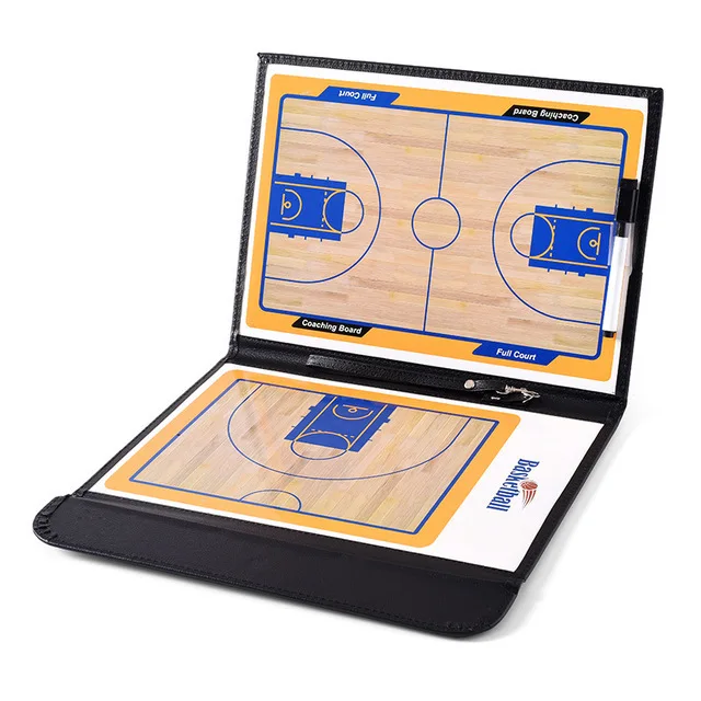 

Magnetic Basketball Training Board Folding Basketball Tactics Board Plaque Whiteboard Basketball Tactics Scoreboard