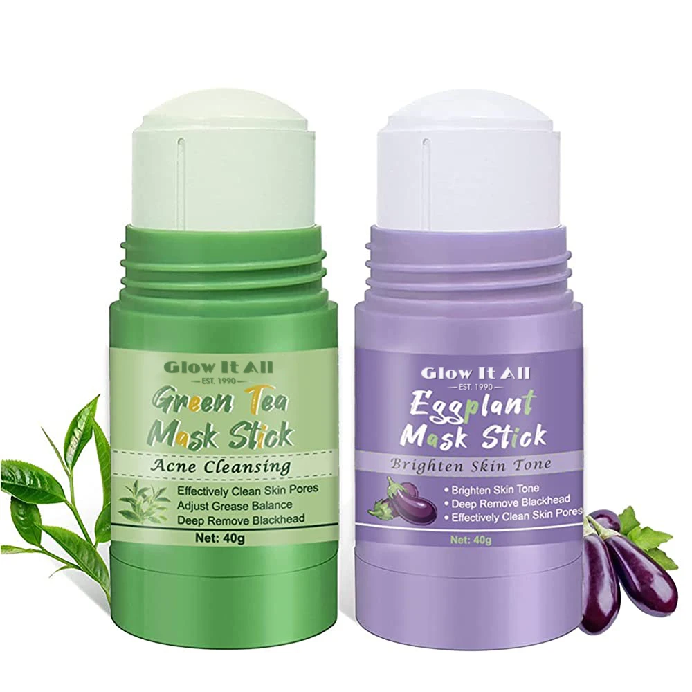 

Facial Clay Green Plant Mask Stick Men Suitable For Carrying Out At Home Or Travel Or Business Trip