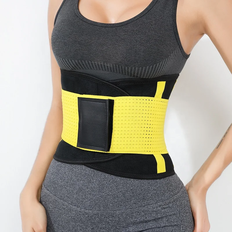 

Wholesale High Quality Sweat Belt Waist Trimmer Slimming Tummy Band Weight Loss Fitness for Women Waist Trainer Belt, Black, pink, blue, yellow, orange, red, purple