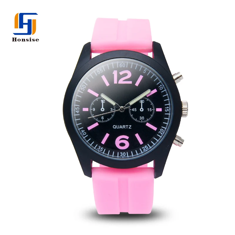 

Wholesale Promotion Casual dresses luminous watch hands watch silicon band relogio feminino