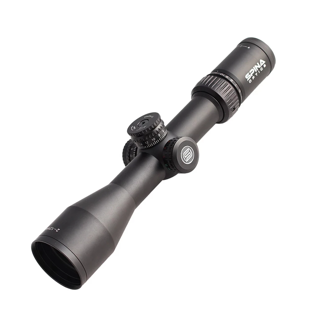 

SPINA OPTICS 2-12x44IR SF hunting tactics thin-walled side adjustment wheel lock reset shooting scope