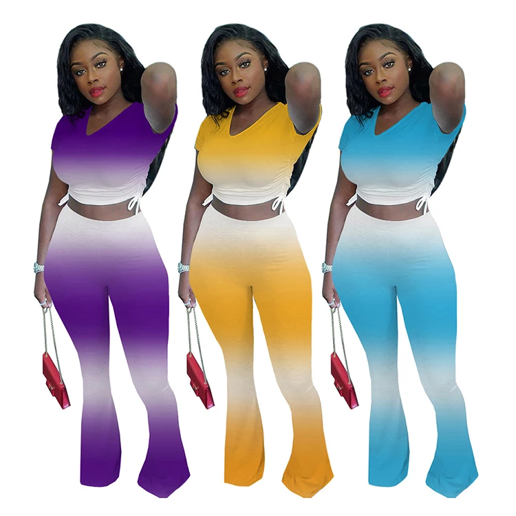 

Summer Tracksuits Outfits Woman Gym Sets 2 Piece Pajama Set Women Jersey 2 Piece Set, Picture color