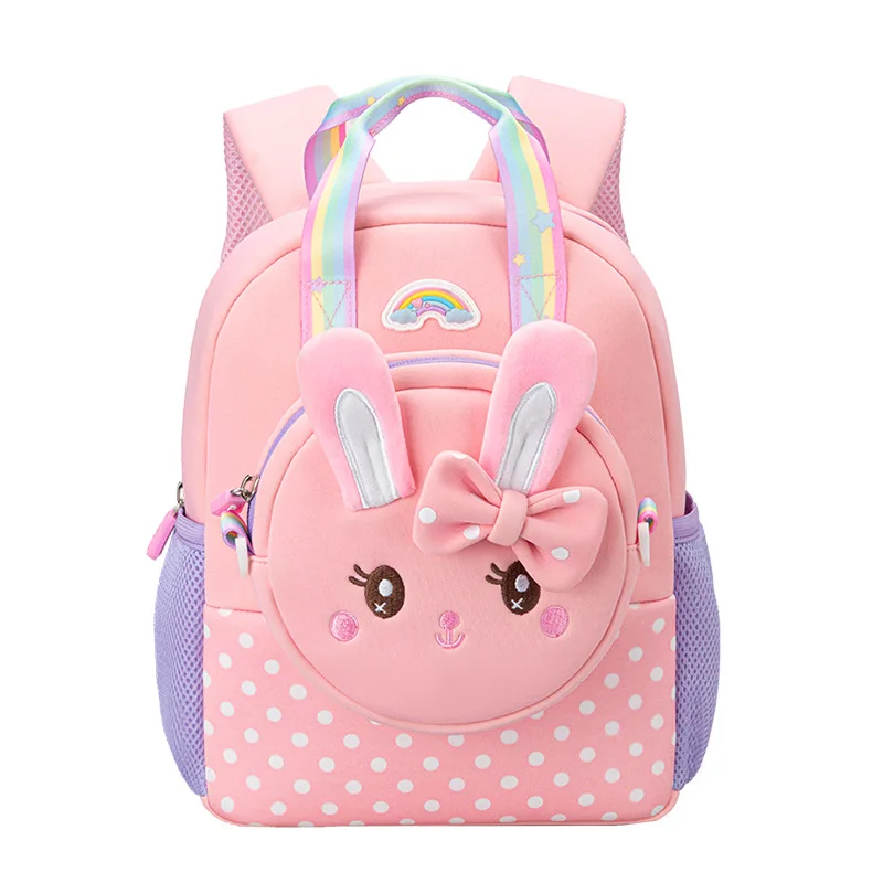 

2023 fashion cartoon students toddler schoolbag load reduction spine protection shoulder bag children school bags