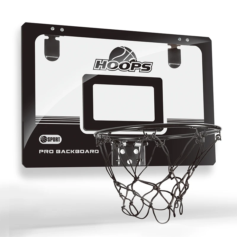 

Mini basketball hoop hang on door breakaway rim, Red,black