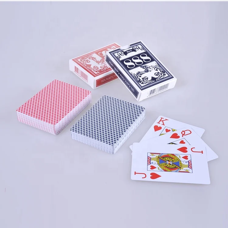 

Custom Printed personalized Poker Cards 888 plastic Playing Cards deck