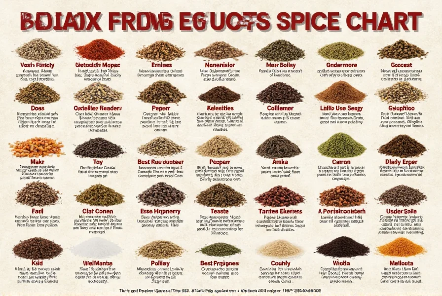 Pepper Spice Chart