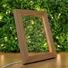 Good Quality Beech LED Light Photo Frame, Photo Frame With Led Light