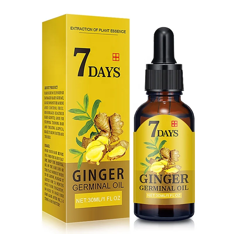 

Private Label 100% Natural Ginger Oil Hair Massage Growth Essential Oil For All Men And Women Hair Types