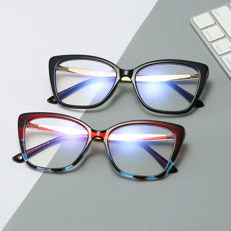 

LBAshades 2021 Computer Eyewear Cat eye anti blue light glasses newest fasion eyeglasses frames for women