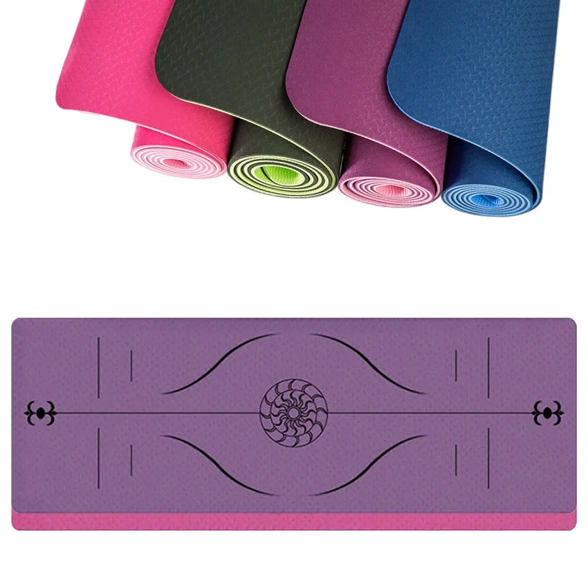 

Jointop Pu Leather Mat De Yoga Con Diseno Ecologico De Tpe, Customized and displayed