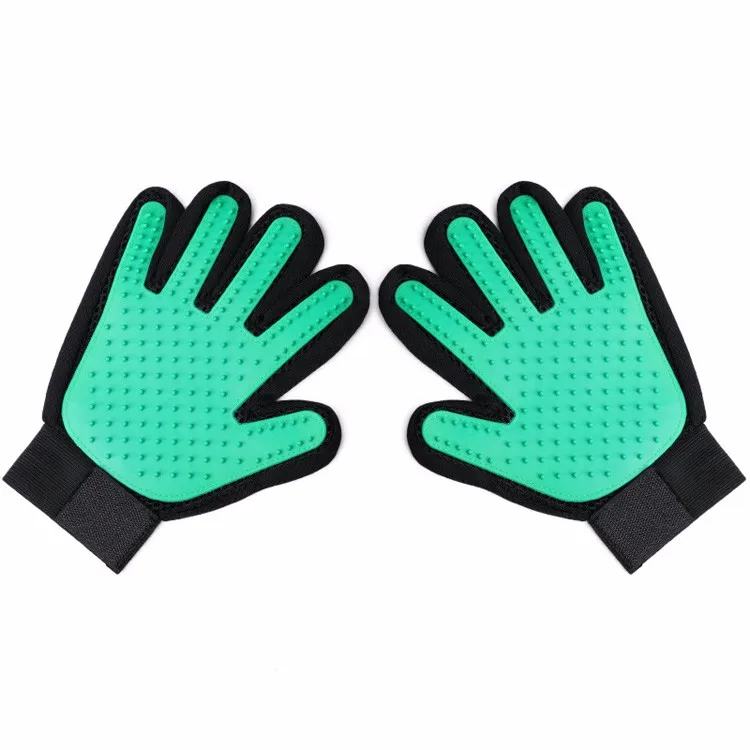 Pet Dog Hair Removal Brush Scrubbing Gloves Massage Hair Remover Cat