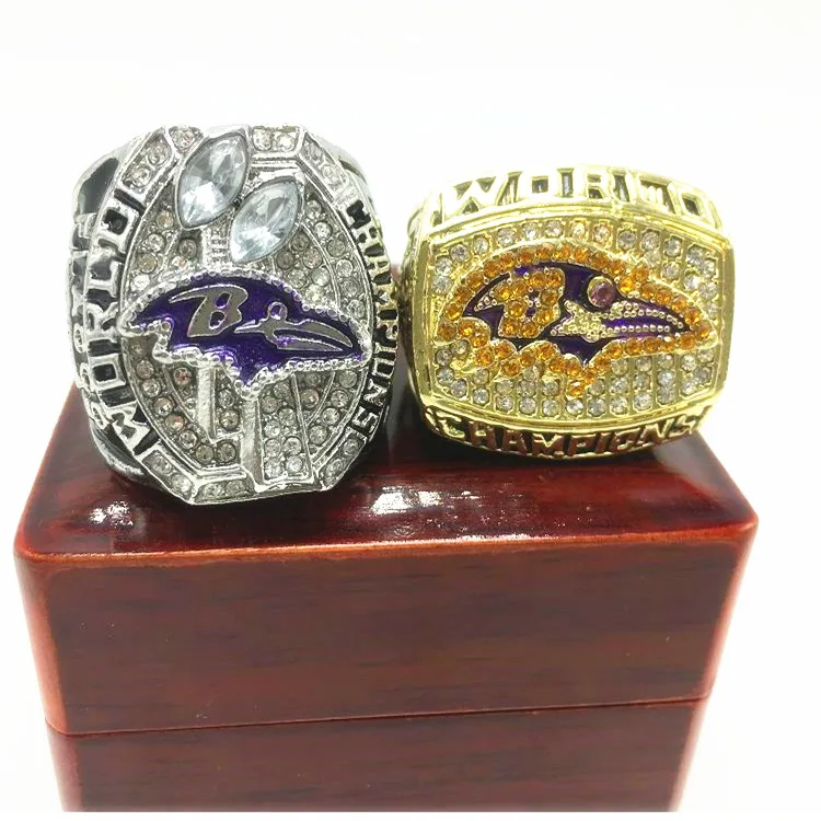 

Customized Wholesale NFL Baltimore Ravens NFL championship ring, Gold