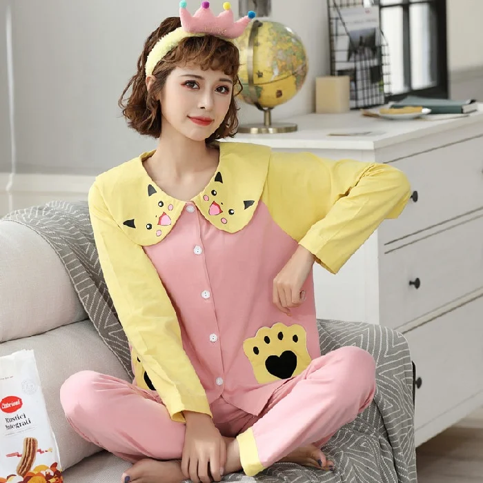 

China supplier hot sale women pyjamas autumn