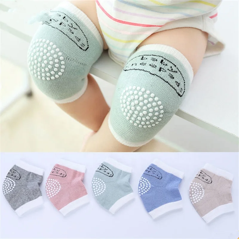 

High Quality Baby Toddler Safety Knee Sock Function Protection Pad Baby Knee Pads Kids Anti Slip Crawling Knee Protector, Pink, green, light grey, dark grey, dark blue