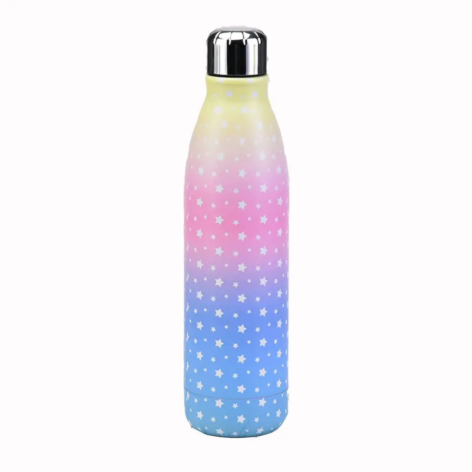 

Amazon top seller Creative Outdoor Sports Double Walled Coke Portable Starry Sky Insulation Water Bottle