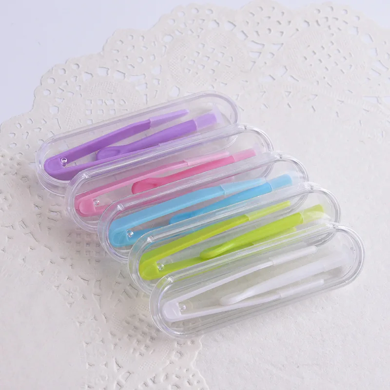 

Fashion Contact Lens Case Accessories Cute Contact Lens Case With Tweezer