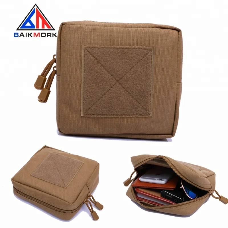 

Outdoor Molle Bags Storage Pack Tactical Military EDC Waist Bag Waterproof Pouch Nylon Square Bag Hunting Accessaries