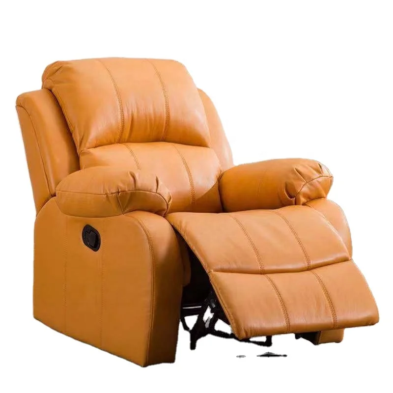 

JKY Furniture Modern Design Adjustable Leather Manual Recliner Chair