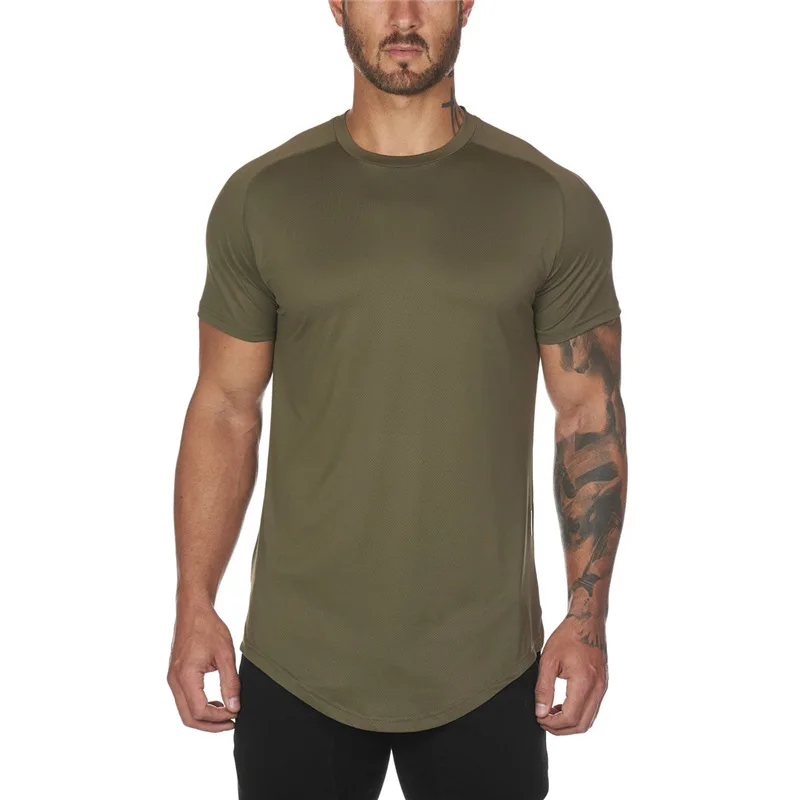 

Dry t shirts low moq mens t shirts muscle bodybuilding short sleeve t shirt with breathable fabric, As picture