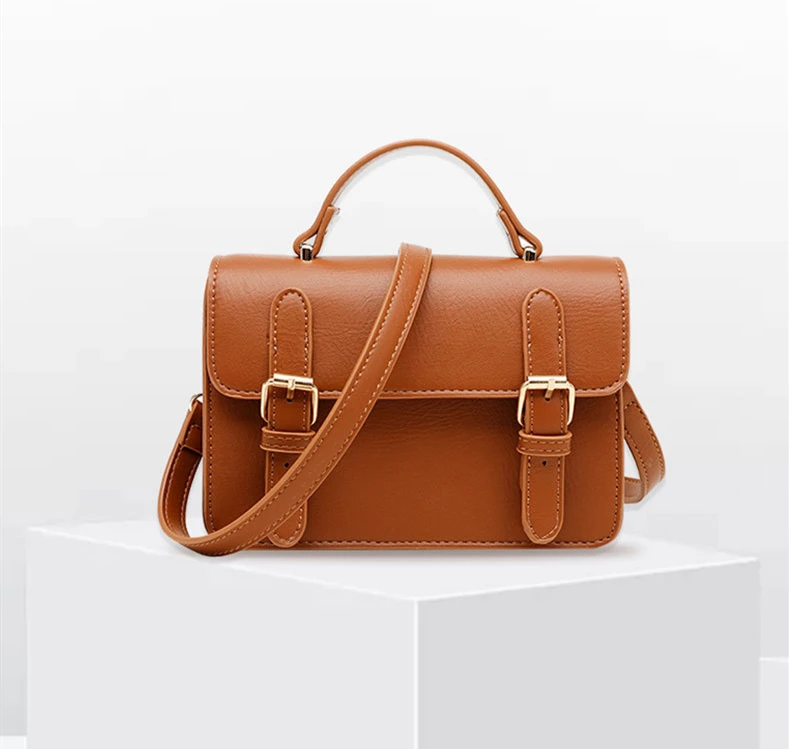 

2021 New Design Vintage messenger bag fashion simply message bag mini tote bag
