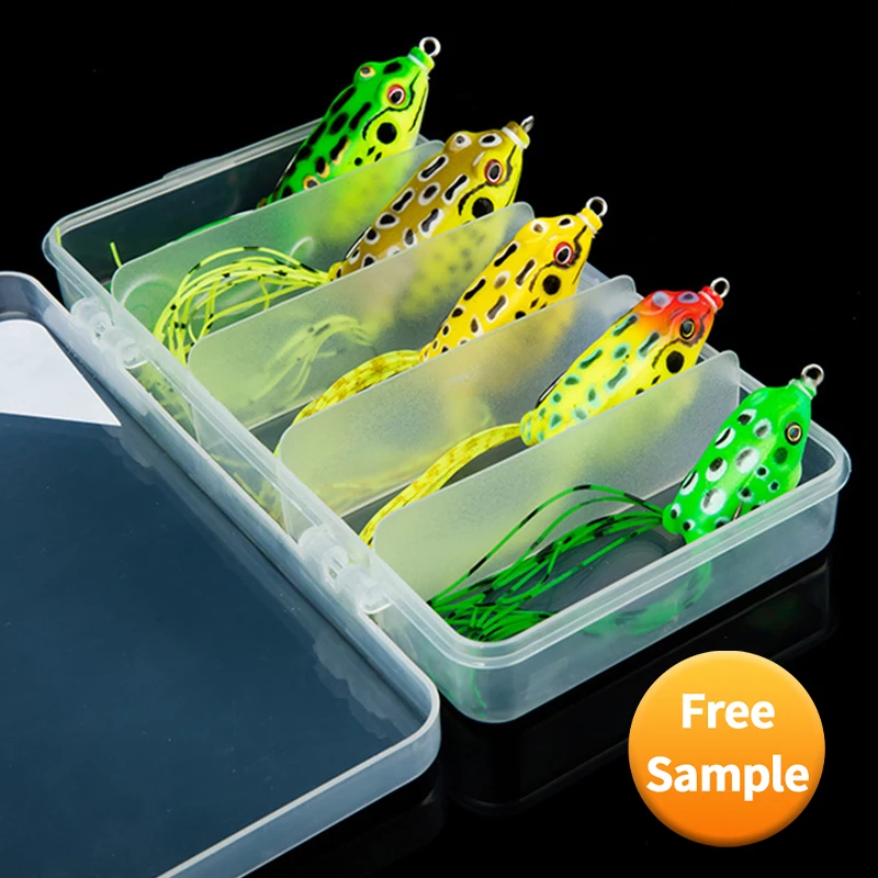 

Manufacturers Topwater Soft Vibe Plastic Frog Fishing Lure In China