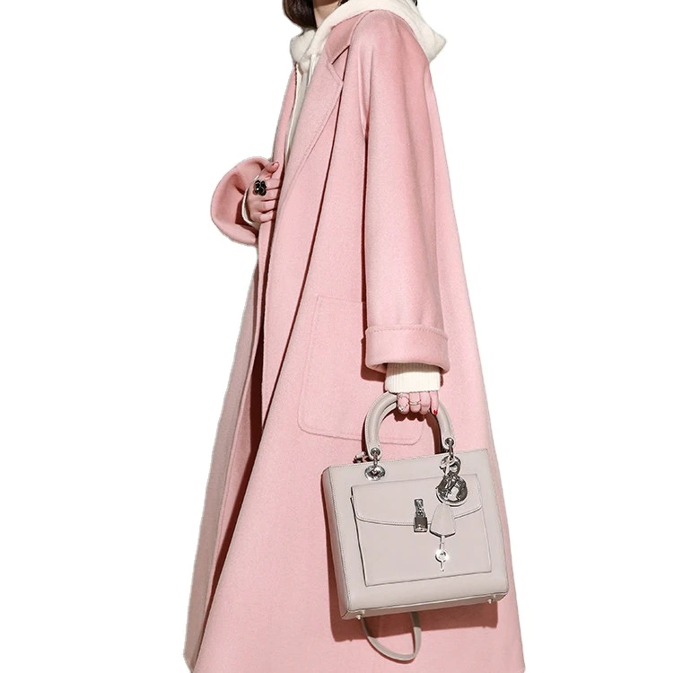 

Factory supply luxury fashion wool cashmere coat 100 % women winter coats jacket